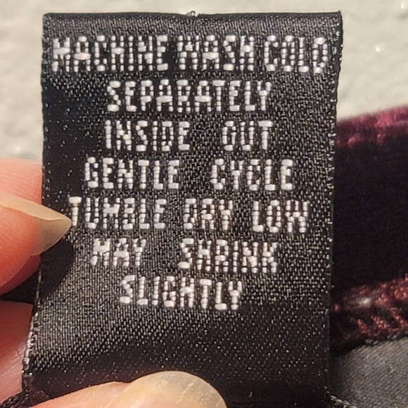 Eileen Fisher 2 piece velvet Plum Sleeveless top Size 1X with Skirt Size 2X - Picture 9 of 15